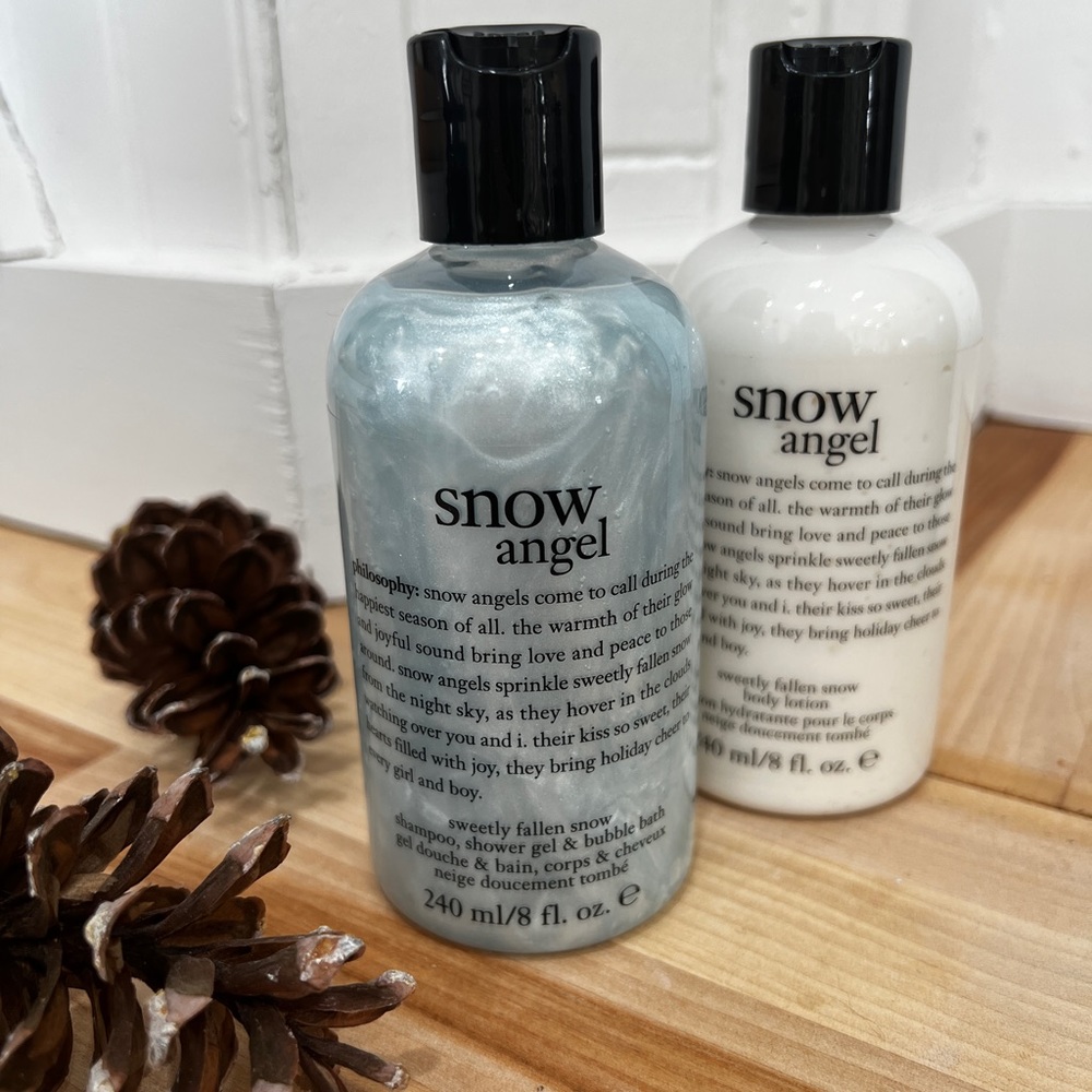 Philosophy Snow Angel Set of 2 BubbleBath and Lotion
